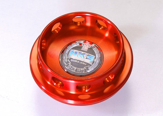 Tapon de aceite HKS rojo para Subaru Impreza / BRZ y Toyota GT86 / GR86